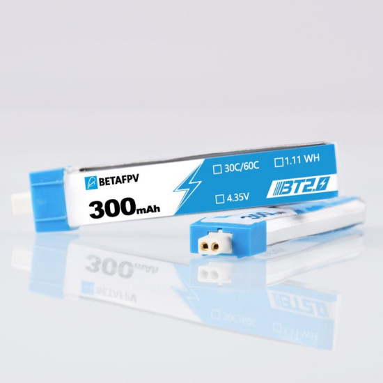 BETAFPV BT2.0 300mAh 1S 30C Battery BETAFPV BT2.0 300mAh 1S 30C Battery