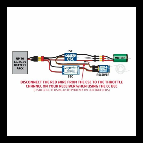 CC BEC 10A Voltage Regulator By Castle Creations CC BEC 10A Voltage Regulator By Castle Creations