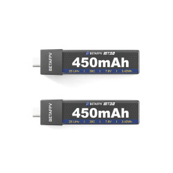 BT3.0 450mAh 2S Battery (2pcs) By BetaFPV