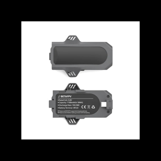 BT2.0 1100mAh 1S Battery for Aquila16 (2pcs) - BetaFPV BT2.0 1100mAh 1S Battery for Aquila16 (2pcs) - BetaFPV