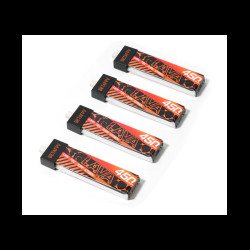 LAVA 1S 450mAh 75C LiHV Battery (4pcs) By BetaFPV