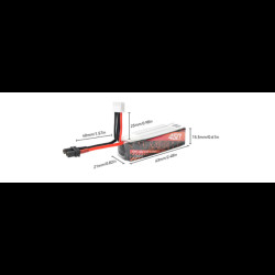 LAVA 3S 450mAh 75C LiHV Battery (2pcs) By BetaFPV