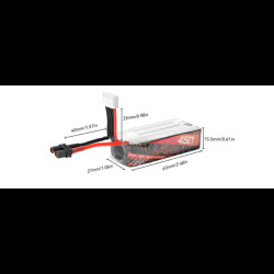 LAVA 4S 450mAh 75C LiHV Battery (2pcs) By BetaFPV