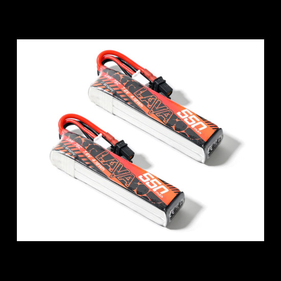 LAVA 2S 550mAh 75C LiHV Battery (2pcs) By BetaFPV LAVA 2S 550mAh 75C LiHV Battery (2pcs) By BetaFPV