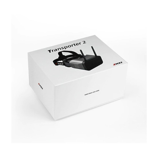 Transporter 2 FPV Goggles With Antennas By EMAX Transporter 2 FPV Goggles With Antennas By EMAX