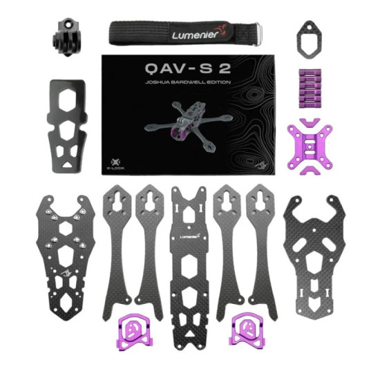 Lumenier QAV-S 2 Joshua Bardwell SE 5” Frame Kit Lumenier QAV-S 2 Joshua Bardwell SE 5” Frame Kit