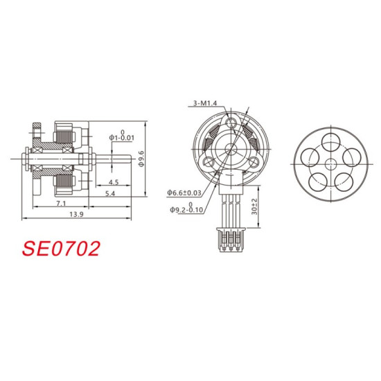 Happymodel - SE0702-26000KV Brushless motor