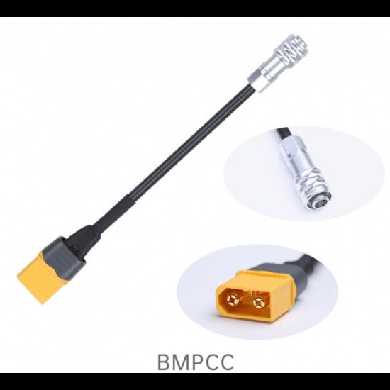 XT60H-Male Power Cable for BMPCC