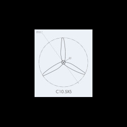 C10.5x5 Props (2pcs) By T-Motor