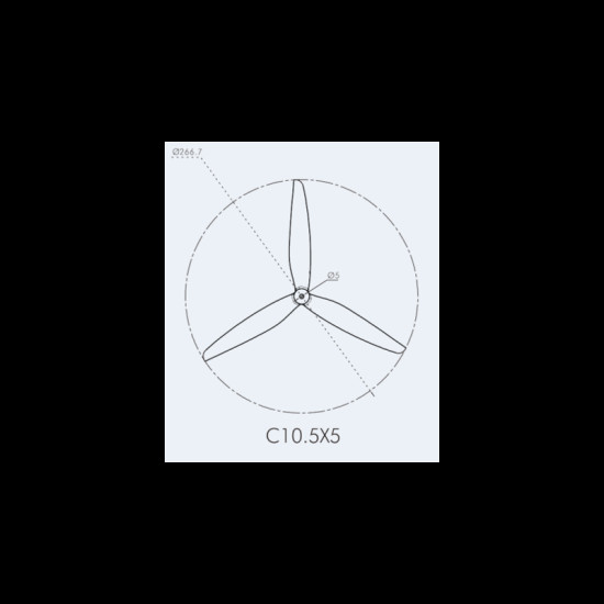 C10.5x5 Props (2pcs) By T-Motor