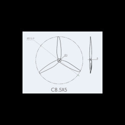 C8.5x5 Props (2pcs) By T-Motor