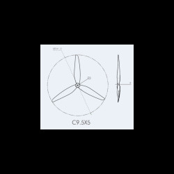 C9.5x5 Props (2pcs) By T-Motor