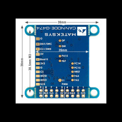 AP_Periph CAN Node CAN-G474 By Matek