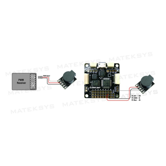 Matek Lost Model + FC loud 5V Buzzer