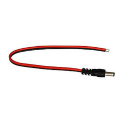 2.1mm DC Power Plug with 15cm Lead