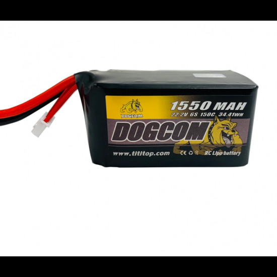 Dogcom 6S 1550mAh 150C Lipo Battery