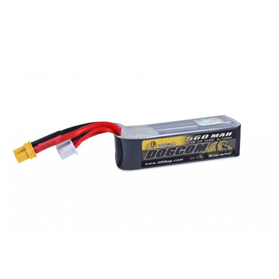 3S 560mAh 150C Lipo Battery By Dogcom