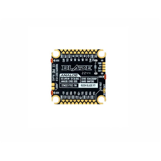 Rush Blade F722 30x30 Flight Controller For Analog V2 By RushFPV Rush Blade F722 30x30 Flight Controller For Analog V2 By RushFPV