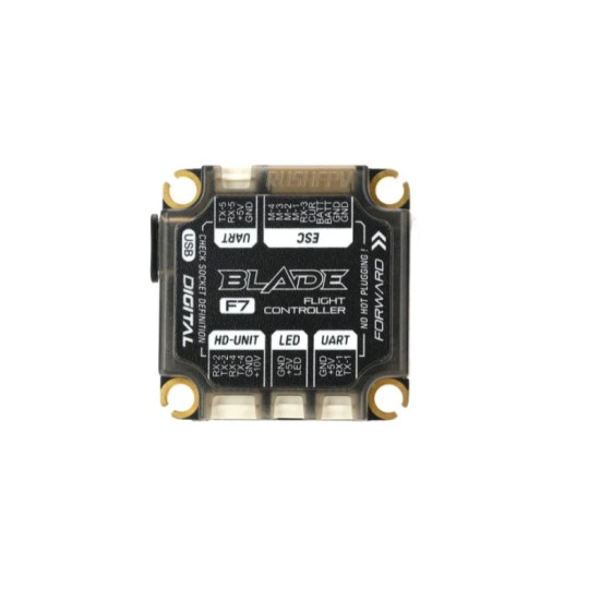 Rush Blade F722 30x30 Flight Controller V2 For DJI By RushFPV Rush Blade F722 30x30 Flight Controller V2 For DJI By RushFPV