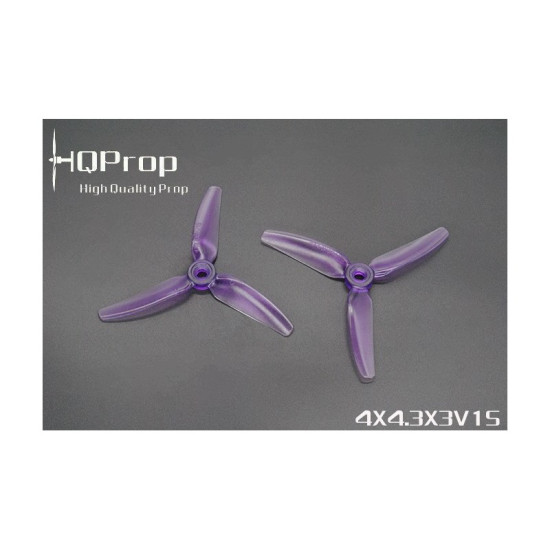 HQProp DP 4X4.3X3 V1S - PC - (2x CW + 2xCCW)