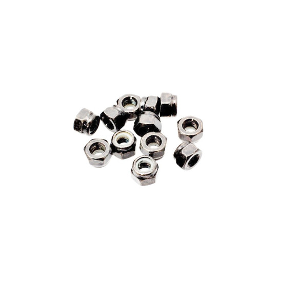 M2 Nylstop Nut (10pces) M2 Nylstop Nut (10pces)