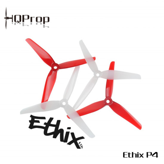 HQProp ETHIX P4 Candy Cane Prop - PC (2xCW + 2xCCW)