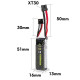 Explorer 420mAh HV 2S 80C Lipo Battery (2pcs) By Flywoo Explorer 420mAh HV 2S 80C Lipo Battery (2pcs) By Flywoo