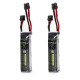 Explorer 750mAh HV 2S 80C Lipo Battery (2pcs) By Flywoo Explorer 750mAh HV 2S 80C Lipo Battery (2pcs) By Flywoo