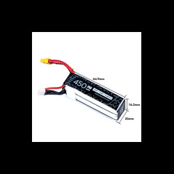 Flywoo - Explorer 450mAh 4S 75C Lipo Battery (2 pcs)