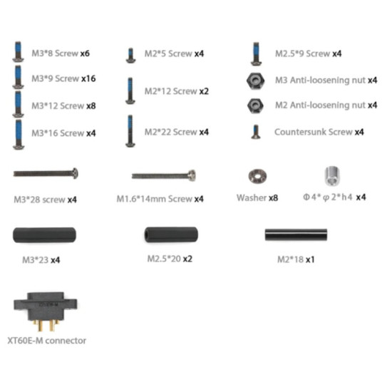 Hardware Pack For Volador II VX/VD By FlyFishRC Hardware Pack For Volador II VX/VD By FlyFishRC