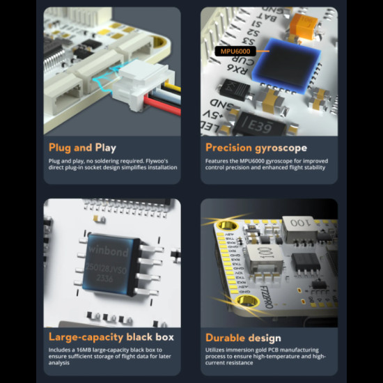 GOKU F722 Pro V2 30x30 Flight Controller By Flywoo