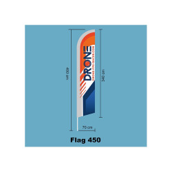 LESA Beach Flag - Flag450 - 450cm