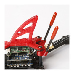 Black-White Small antenna protection tube