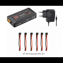 UP-S6 6x4.35W DC 1S Balance Charger By Flywoo