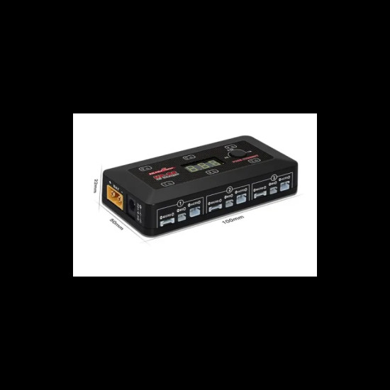 UP-S6 6x4.35W DC 1S Balance Charger By Flywoo