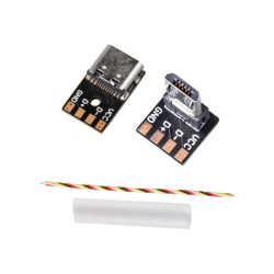 Micro Type-C Male to Type-C Female USB Adapter By Flywoo