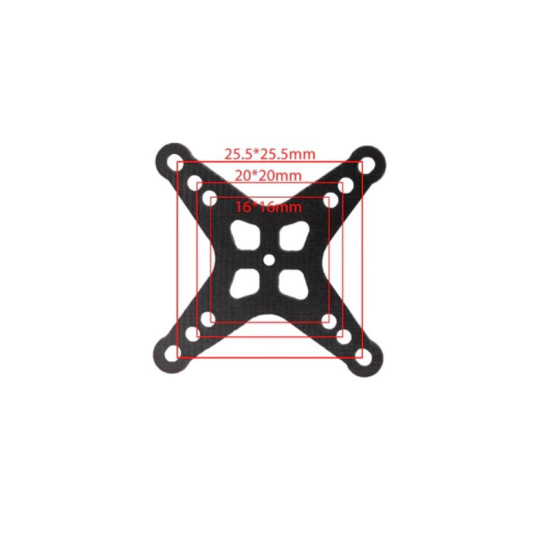 DJI O3 Air Unit 20x20 16x16 Adapter Plate (3pcs) By Flywoo