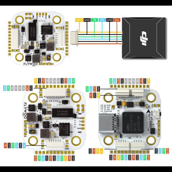 GOKU F722 Pro Mini V2 45A AM32 Stack By Flywoo GOKU F722 Pro Mini V2 45A AM32 Stack By Flywoo