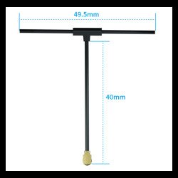 ELRS 2.4G Minimortal PCB T Antenna UFL By Flywoo