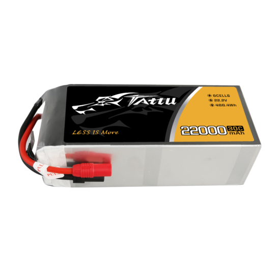 GensAce Tattu 22000 mAh 22.2V 30C 6S1P Lipo Battery (XT90) GensAce Tattu 22000 mAh 22.2V 30C 6S1P Lipo Battery (XT90)