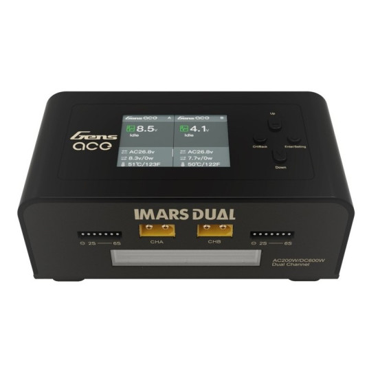 Imars Dual Channel AC200W/DC300W Charger By GensAce