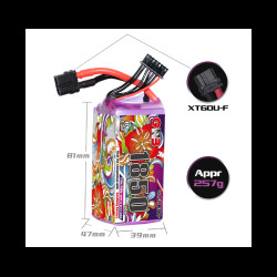 6S 1850mAh 120C GNB LiHV Battery - XT60 By Gaoneng