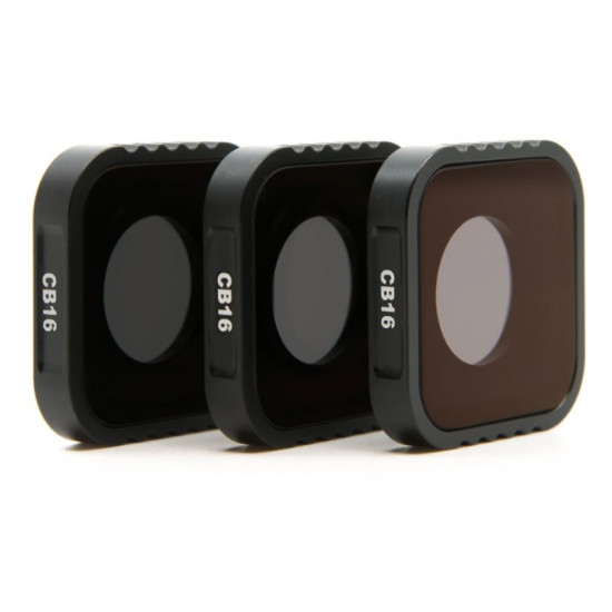 Glass ND Filter - Premium Gorilla Glass ND16 For GoPro Hero 9/10/11 (3pcs)