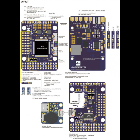 Matek Flight Controller H743-WING V3