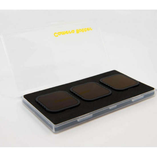 Set of Glass ND Filters 4/8/16 Premium Gorilla Glass For GoPro Hero 9/10 By Camera Butter