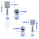 Stick Extender Set For Pocket (4pcs) By RadioMaster Stick Extender Set For Pocket (4pcs) By RadioMaster