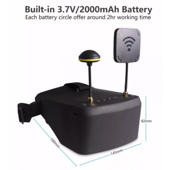 800D FPV Goggles With DVR By Hobby Porter 800D FPV Goggles With DVR By Hobby Porter