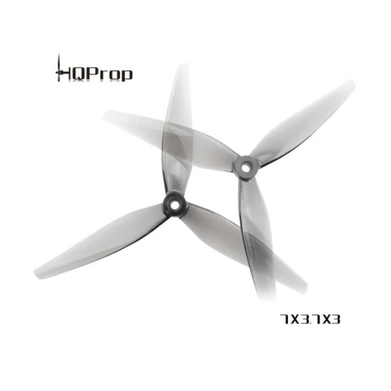 7X3.7X3 Grey PC Props (2CW+2CCW) By HQProp 7X3.7X3 Grey PC Props (2CW+2CCW) By HQProp