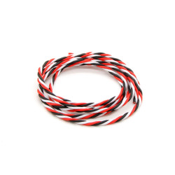 Twisted 22AWG Servo Wire Red/Black/White (1m)
