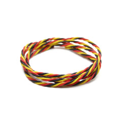 Twisted 22AWG Servo Wire Red/Black/Yellow (1m)